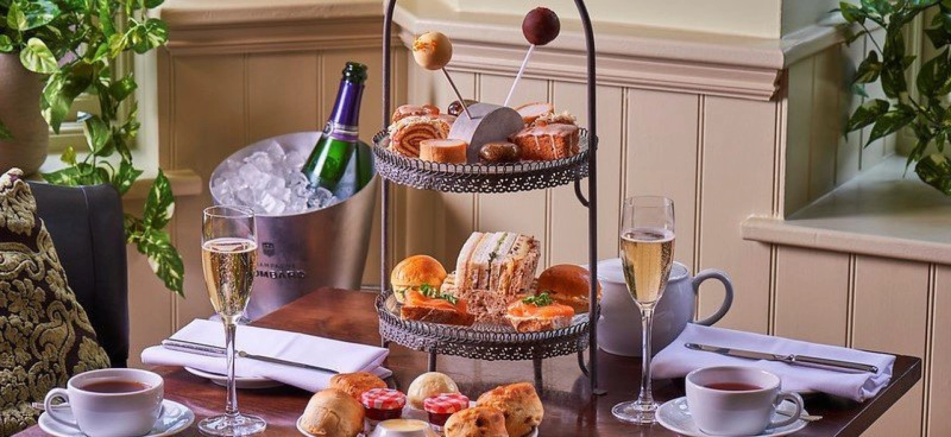 Champagne Afternoon Tea for Two at Hotel Du Vin Cheltenham Experience
